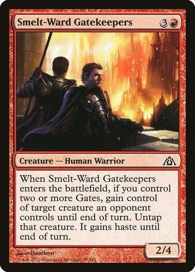 Smelt Ward Gatekeepers (DGM) #39 Common (Lightly Played) Dragon's Maze Magic: The Gathering: 2013