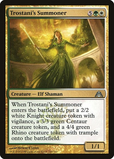 Trostanis Summoner (DGM) #110 Uncommon Dragon's Maze Magic: The Gathering: 2013