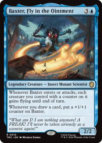 Baxter, Fly in the Ointment (TMC) #10 Rare Commander: Teenage Mutant Ninja Turtles Magic: The Gathering: 2026