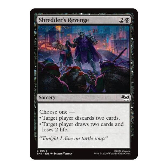 Shredder's Revenge (TMT) #76 Common Teenage Mutant Ninja Turtles Magic: The Gathering: 2026