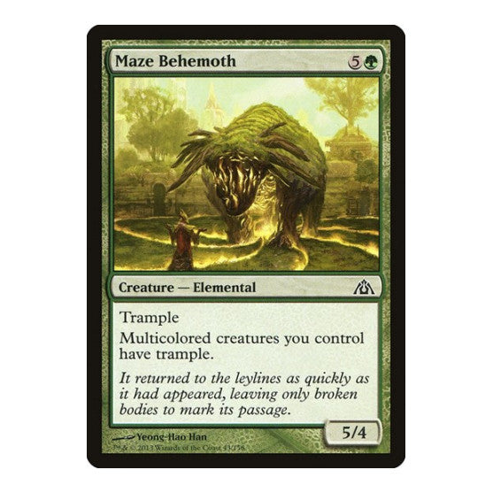 Maze Behemoth (DGM) #43 Common (Lightly Played) Dragon's Maze Magic: The Gathering: 2013