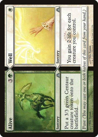 Alive Well (DGM) #121 Uncommon (Lightly Played) Dragon's Maze Magic: The Gathering: 2013