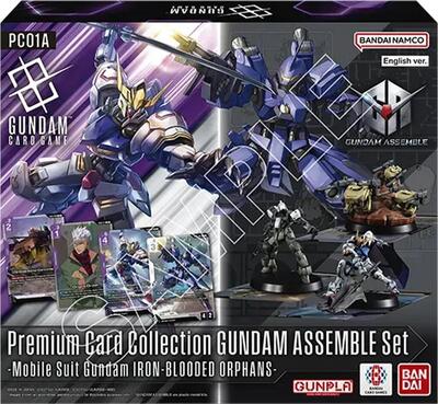 2025 Gundam Card Game: Gundam Promotional Cards (GCG-PR) - Premium Card Collection GUNDAM ASSEMBLE Mobile Suit Gundam Iron Blooded Orphans PC01A (Unopened)