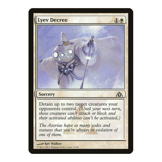 Lyev Decree (DGM) #3 Common Dragon's Maze Magic: The Gathering: 2013