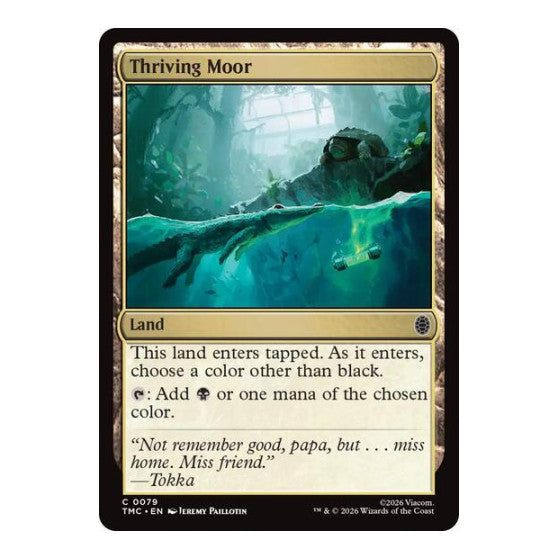 Thriving Moor (TMC) #79 Common (Lightly Played) Commander: Teenage Mutant Ninja Turtles Magic: The Gathering: 2026