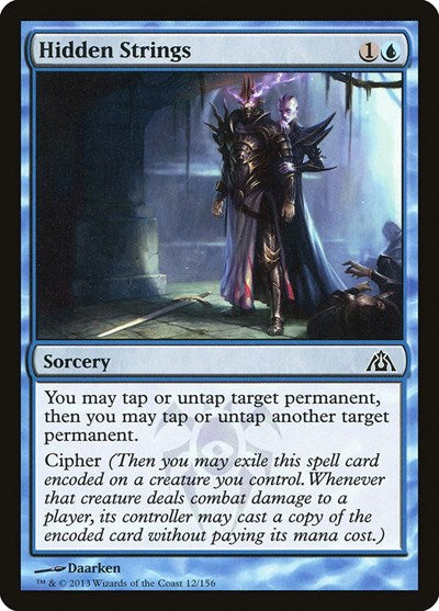 Hidden Strings (DGM) #12 Common (Lightly Played) Dragon's Maze Magic: The Gathering: 2013