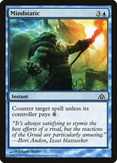 Mindstatic (DGM) #14 Common Dragon's Maze Magic: The Gathering: 2013
