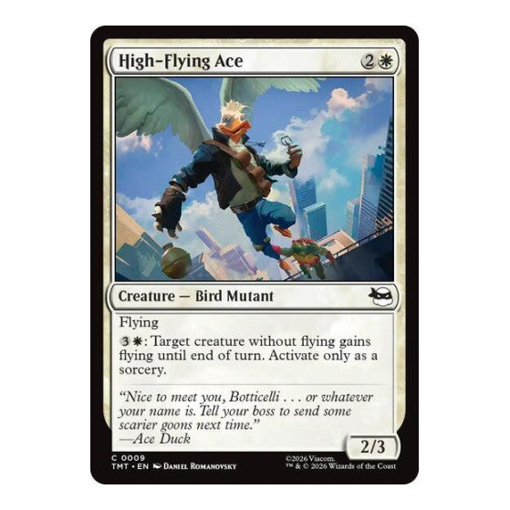 High-Flying Ace (TMT) #9 Common Teenage Mutant Ninja Turtles Magic: The Gathering: 2026