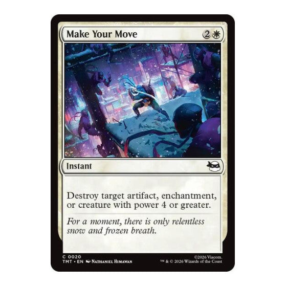 Make Your Move (TMT) #20 Common Teenage Mutant Ninja Turtles Magic: The Gathering: 2026