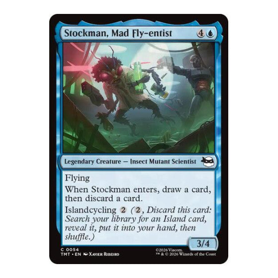 Stockman, Mad Fly-entist (TMT) #54 Common Teenage Mutant Ninja Turtles Magic: The Gathering: 2026
