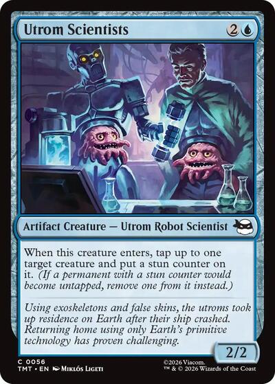 Utrom Scientists (TMT) #56 Common (Lightly Played) Teenage Mutant Ninja Turtles Magic: The Gathering: 2026