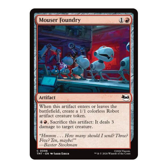 Mouser Foundry (TMT) #96 Common Teenage Mutant Ninja Turtles Magic: The Gathering: 2026
