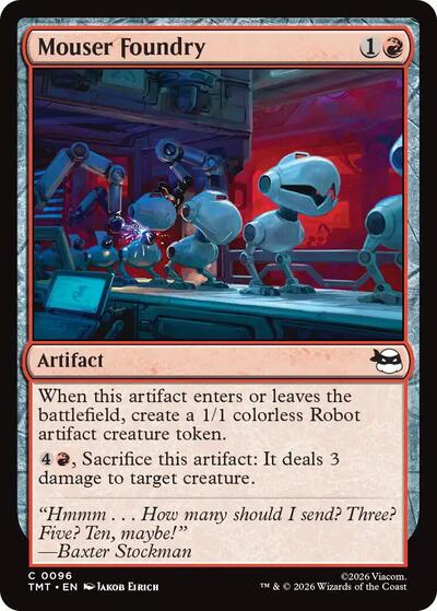 Mouser Foundry (TMT) #96 Common Teenage Mutant Ninja Turtles Magic: The Gathering: 2026