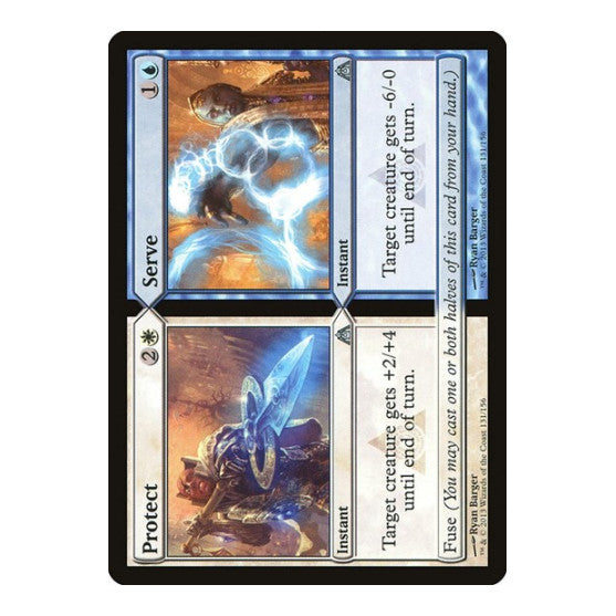Protect // Serve (DGM) #131 Uncommon (Moderately Played) Dragon's Maze Magic: The Gathering: 2013