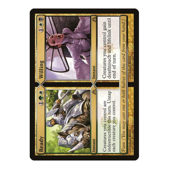 Ready Willing (DGM) #132 Rare (Heavily Played) Dragon's Maze Magic: The Gathering: 2013