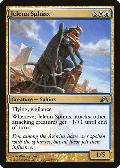 Jelenn Sphinx (DGM) #77 Uncommon Dragon's Maze Magic: The Gathering: 2013