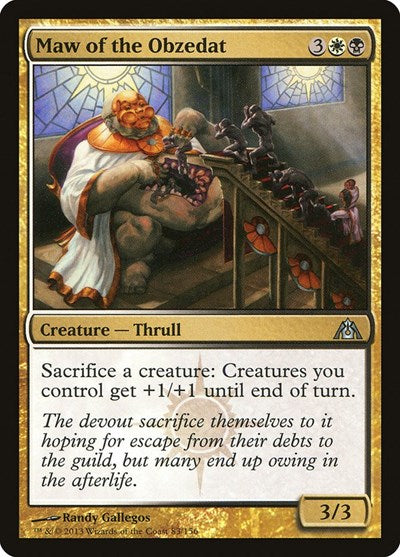 Maw of the Obzedat (DGM) #83 Uncommon (Lightly Played) Dragon's Maze Magic: The Gathering: 2013