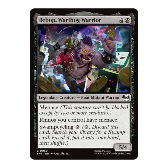 Bebop, Warthog Warrior (TMT) #59 Common Teenage Mutant Ninja Turtles Magic: The Gathering: 2026