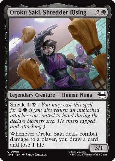 2026 Magic: Teenage Mutant Ninja Turtles (TMT) - Oroku Saki Shredder Rising (#68, Common)