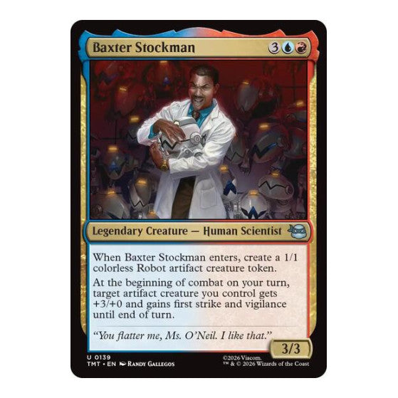 Baxter Stockman (TMT) #139 Uncommon Teenage Mutant Ninja Turtles Magic: The Gathering: 2026