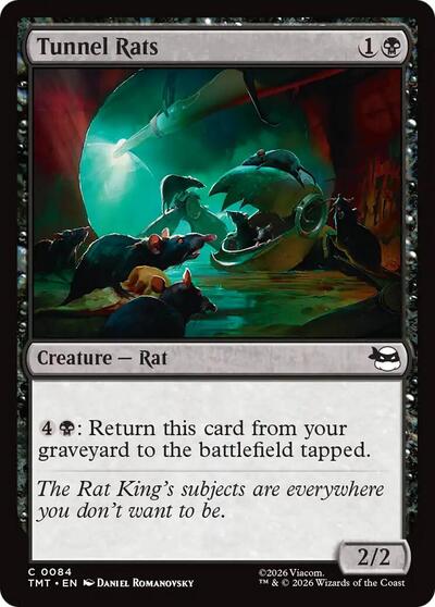 Tunnel Rats (TMT) #84 Common (Lightly Played) Teenage Mutant Ninja Turtles Magic: The Gathering: 2026