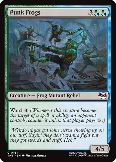 Punk Frogs (TMT) #164 Common Teenage Mutant Ninja Turtles Magic: The Gathering: 2026