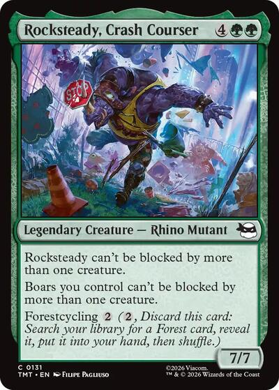 Rocksteady Crash Courser (TMT) #131 Common Teenage Mutant Ninja Turtles Magic: The Gathering: 2026