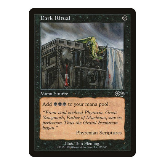 Dark Ritual (USG) #127 Common Urza's Saga Magic: The Gathering: 1998