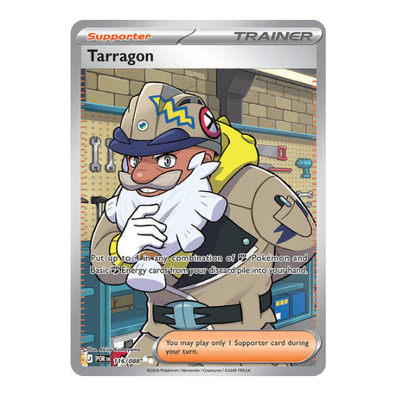Tarragon - 116/088 (POR) #116/088 Ultra Rare (Holofoil Near Mint) ME03: Perfect Order Pokemon: 2026