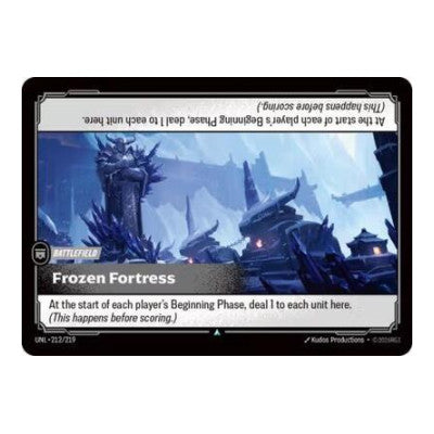 Frozen Fortress (UNL) #212/219 Uncommon Unleashed Riftbound: League of Legends Trading Card Game: 2026