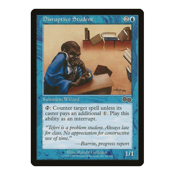 Disruptive Student (USG) #69 Common (Lightly Played) Urza's Saga Magic: The Gathering: 1998