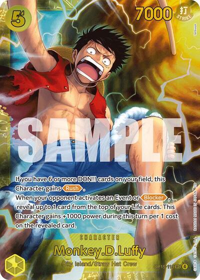 MonkeyDLuffy OP15 119 (OP15-EB04) #OP15-119 SEC (Foil Near Mint) Adventure on Kami's Island One Piece Card Game: 2026