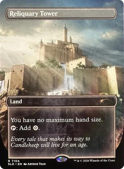 Reliquary Tower (7104) (SLD) #7104 Rare (Lightly Played) Secret Lair Drop Series Magic: The Gathering: 2026