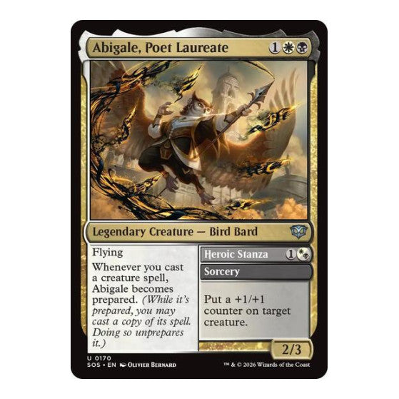 Abigale, Poet Laureate (SOS) #170 Uncommon Secrets of Strixhaven Magic: The Gathering: 2026