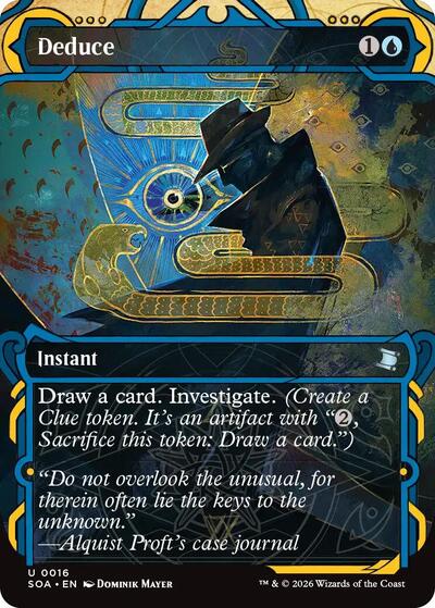 Deduce (SOA) #16 Uncommon (Lightly Played) Secrets of Strixhaven: Mystical Archive Magic: The Gathering: 2026