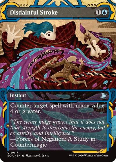 Disdainful Stroke (SOA) #17 Uncommon (Lightly Played) Secrets of Strixhaven: Mystical Archive Magic: The Gathering: 2026