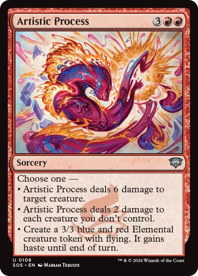 2026 Magic: Secrets of Strixhaven (SOS) - Artistic Process (#108, Uncommon) (Lightly Played)
