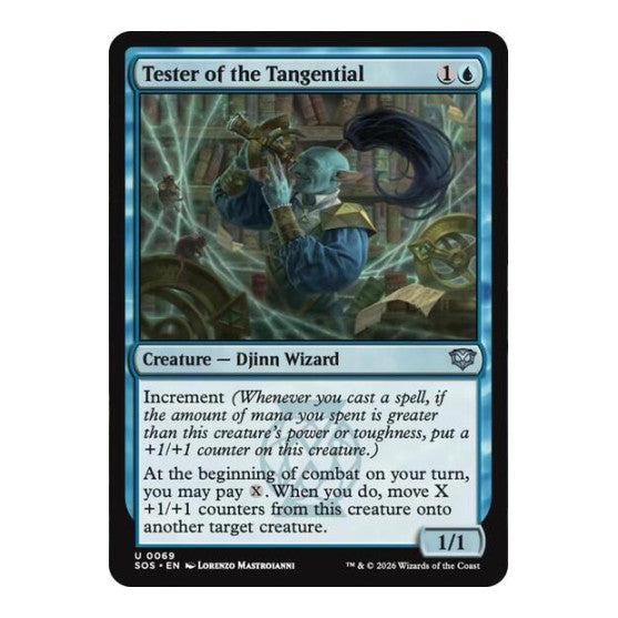 Tester of the Tangential (SOS) #69 Uncommon Secrets of Strixhaven Magic: The Gathering: 2026