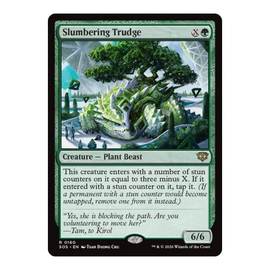 Slumbering Trudge (SOS) #160 Rare Secrets of Strixhaven Magic: The Gathering: 2026