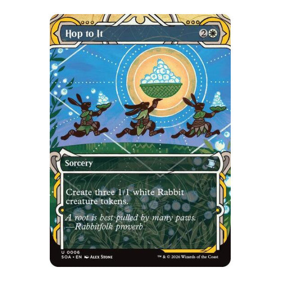 Hop to It (SOA) #6 Uncommon (Foil Lightly Played) Secrets of Strixhaven: Mystical Archive Magic: The Gathering: 2026