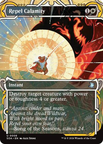 Repel Calamity (SOA) #8 Uncommon (Lightly Played) Secrets of Strixhaven: Mystical Archive Magic: The Gathering: 2026