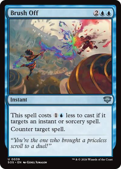 2026 Magic: Secrets of Strixhaven (SOS) - Brush Off (#39, Uncommon) (Lightly Played)