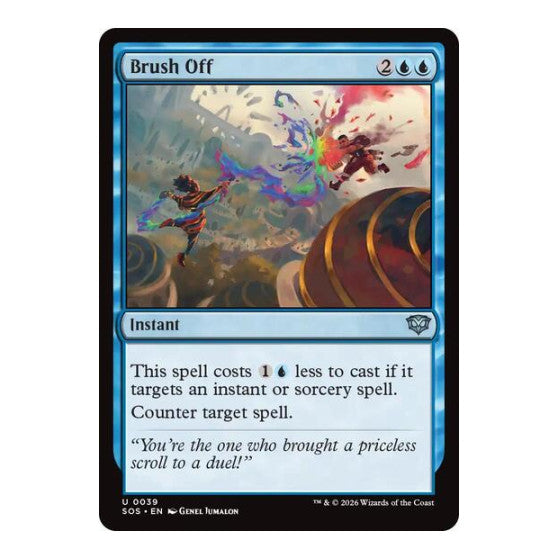 Brush Off (SOS) #39 Uncommon Secrets of Strixhaven Magic: The Gathering: 2026