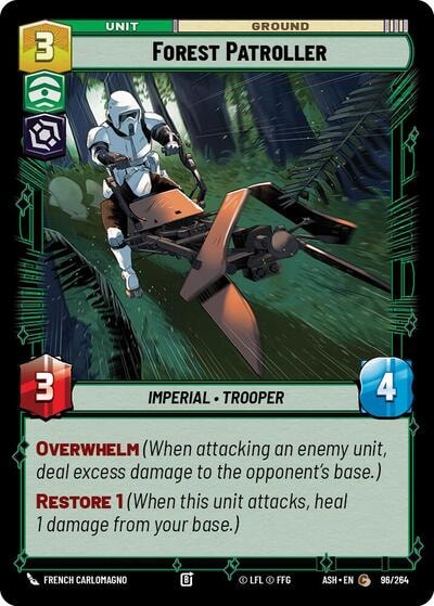 Forest Patroller (ASH) #96/264 Common (Near Mint) Ashes of the Empire Star Wars: Unlimited: 2026