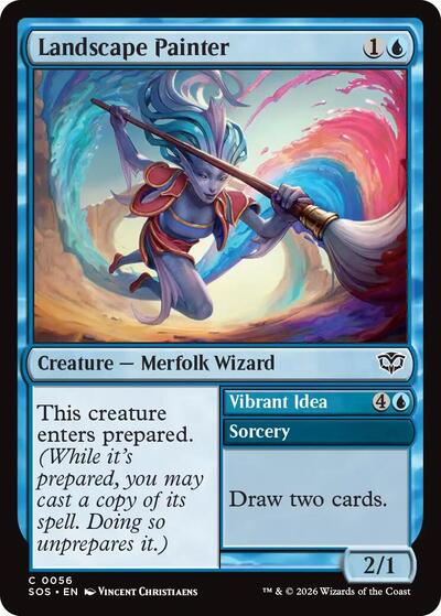 2026 Magic: Secrets of Strixhaven (SOS) - Landscape Painter (#56, Common)
