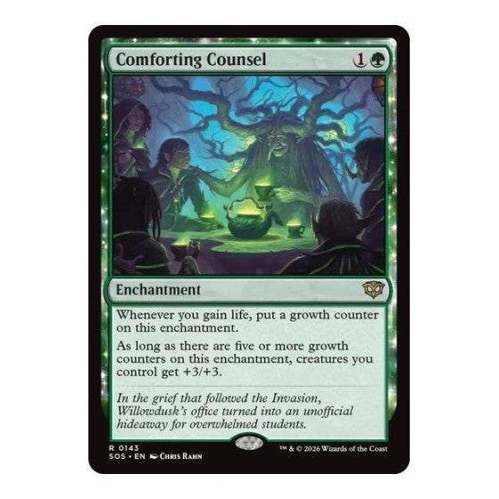 Comforting Counsel (SOS) #143 Rare Secrets of Strixhaven Magic: The Gathering: 2026