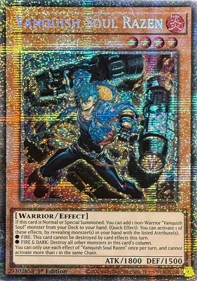 Vanquish Soul Razen (Starlight Rare) (RA05) #RA05-EN134 Starlight Rare (1st Edition Lightly Played) Rarity Collection 5 YuGiOh: 2026