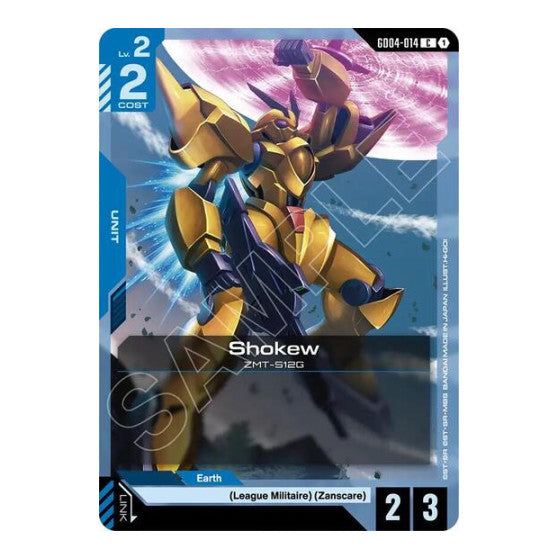 Shokew (GD04) #GD04-014 Common (Lightly Played) Phantom Aria Gundam Card Game: 2026