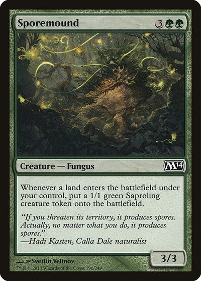 Sporemound (M14) #196 Common Magic 2014 (M14) Magic: The Gathering: 2013