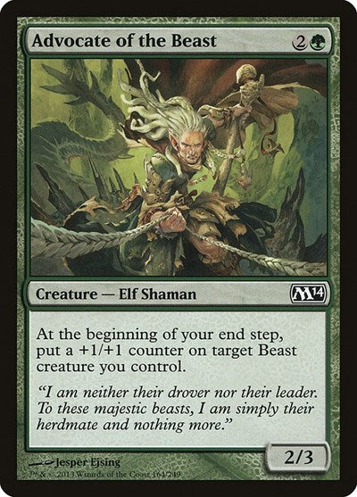 Advocate of the Beast (M14) #164 Common Magic 2014 (M14) Magic: The Gathering: 2013